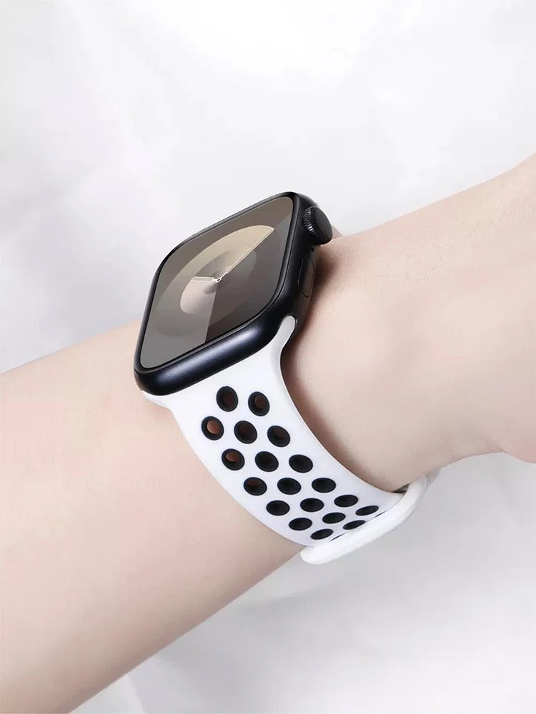 CodedLuxe Unisex Silicone Sport Band for Apple Watch Ultra 2 and Series 11/10/9/8/se/7/6/5/4/3