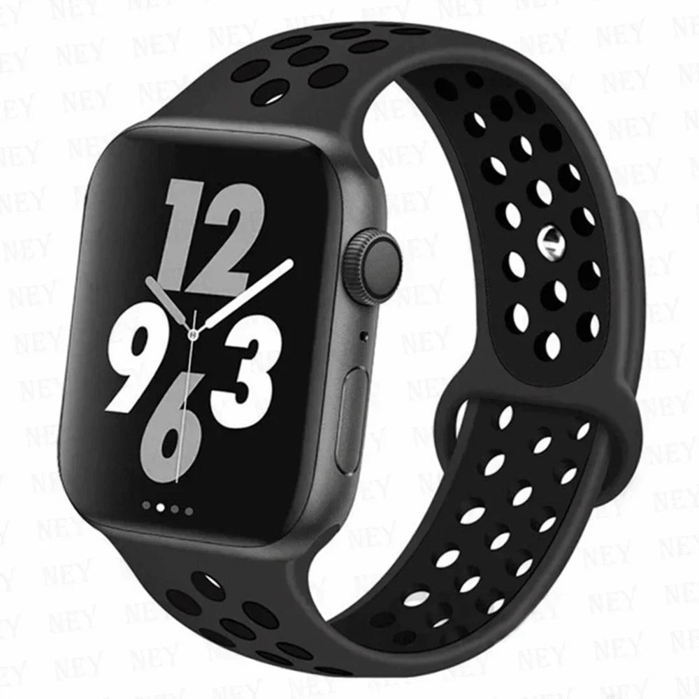 CodedLuxe Unisex Silicone Sport Band for Apple Watch Ultra 2 and Series 11/10/9/8/se/7/6/5/4/3