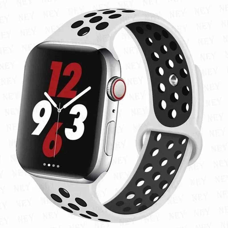 CodedLuxe Unisex Silicone Sport Band for Apple Watch Ultra 2 and Series 11/10/9/8/se/7/6/5/4/3