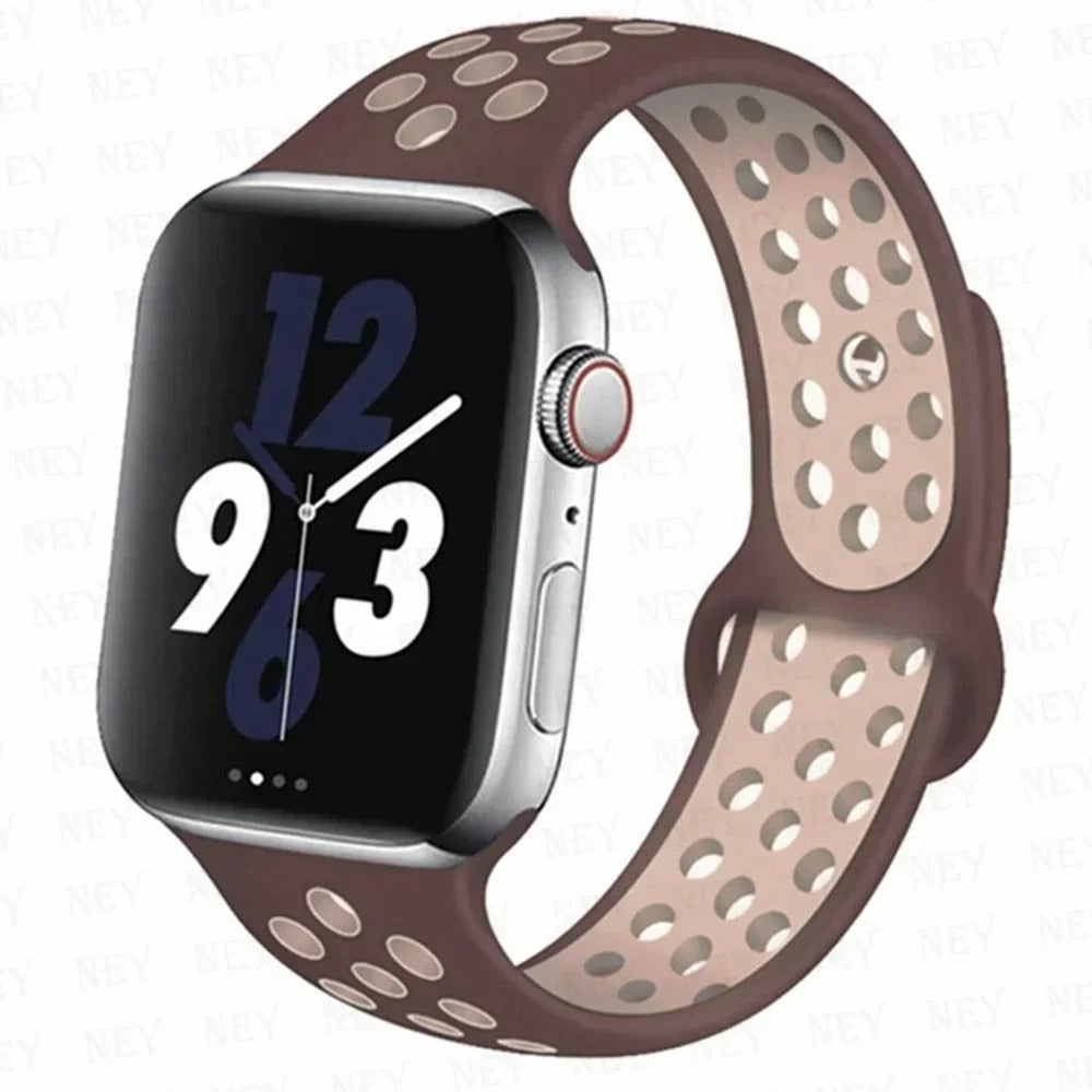 CodedLuxe Unisex Silicone Sport Band for Apple Watch Ultra 2 and Series 11/10/9/8/se/7/6/5/4/3