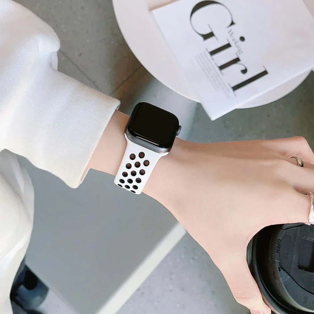 CodedLuxe Unisex Silicone Sport Band for Apple Watch Ultra 2 and Series 11/10/9/8/se/7/6/5/4/3