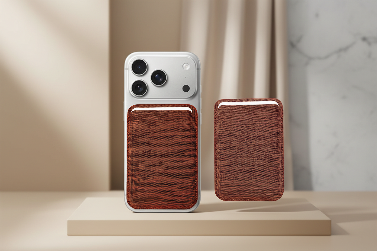 CodedLuxe Forge Magnetic Wallet–Magsafe Techwoven Magnetic Card Holder