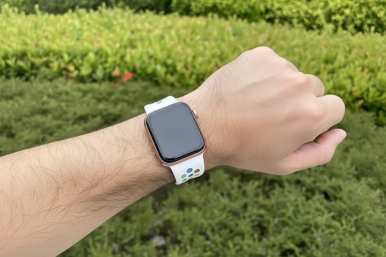 CodedLuxe Unisex Silicone Sport Band for Apple Watch Ultra 2 and Series 11/10/9/8/se/7/6/5/4/3