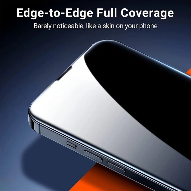 Tempered Glass Screen Protector for iPhones–9H Hardness, Anti-Scratch, Anti Fingerprint, Oil Resistant, 5-Pack Premium