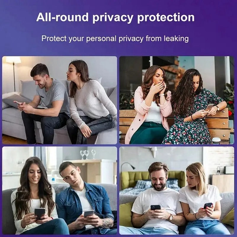 5-Pack Premium Privacy Screen Protector For iPhones–9H Hardness, Shatterproof & Anti-Fingerprint