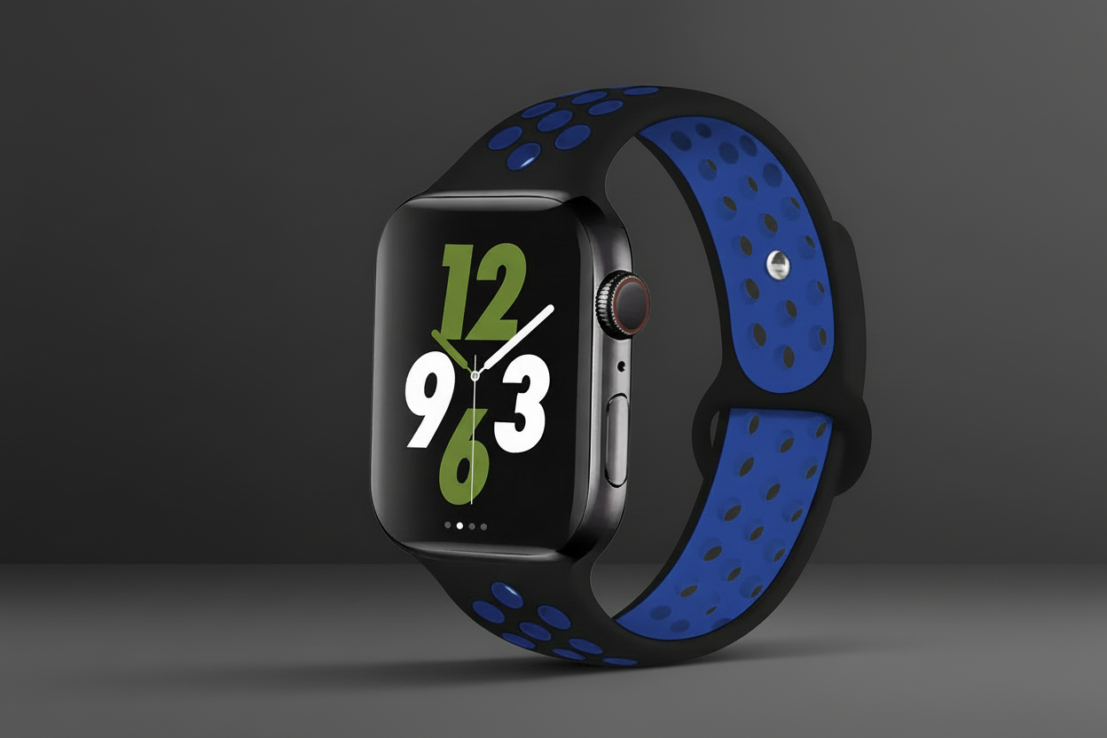 CodedLuxe Unisex Silicone Sport Band for Apple Watch Ultra 2 and Series 11/10/9/8/se/7/6/5/4/3