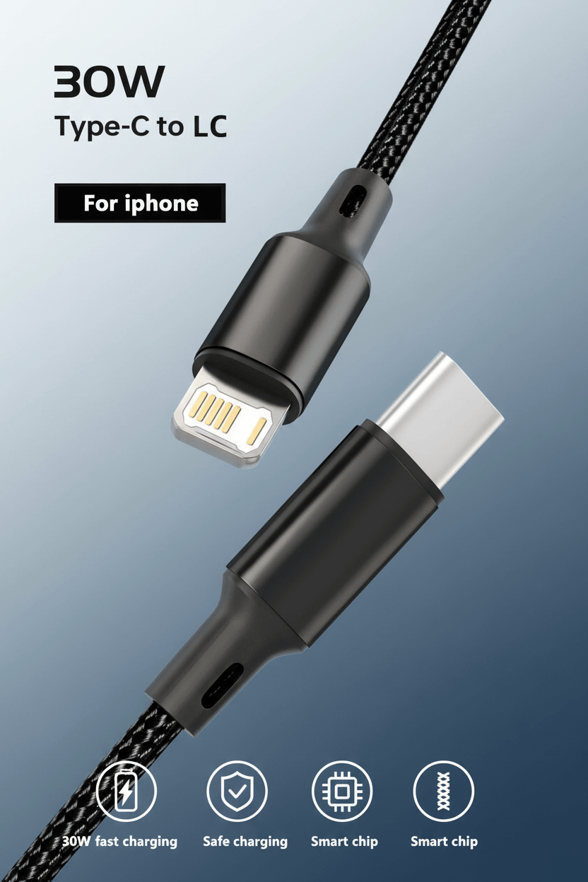 PD 30W Fast Charger For iPhone