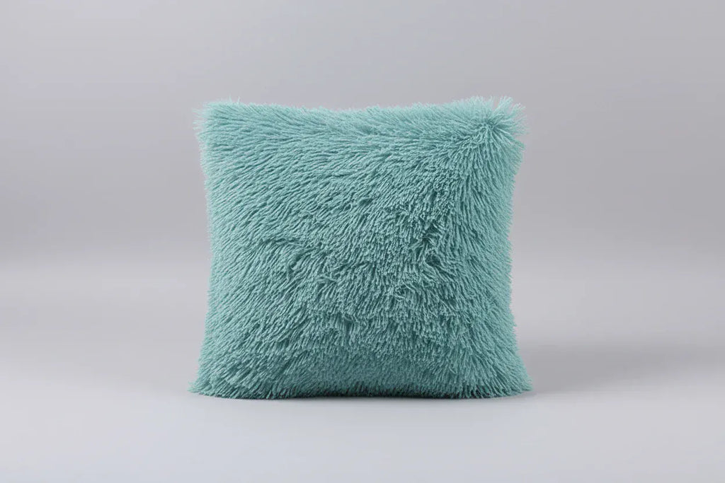 Solid Color Simple Crystal Plush Pillow