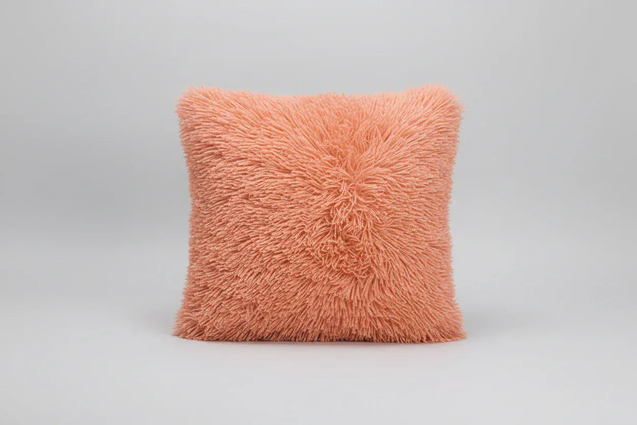 Solid Color Simple Crystal Plush Pillow