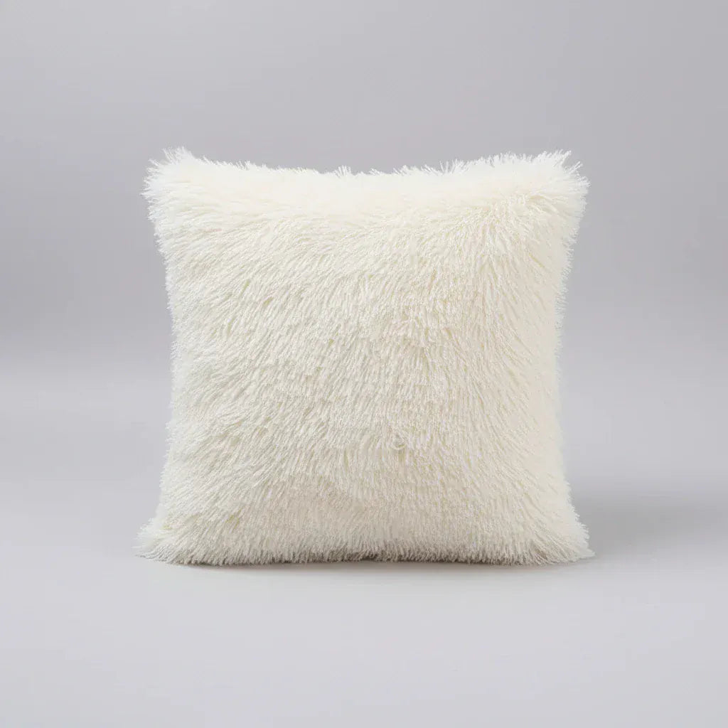 Solid Color Simple Crystal Plush Pillow